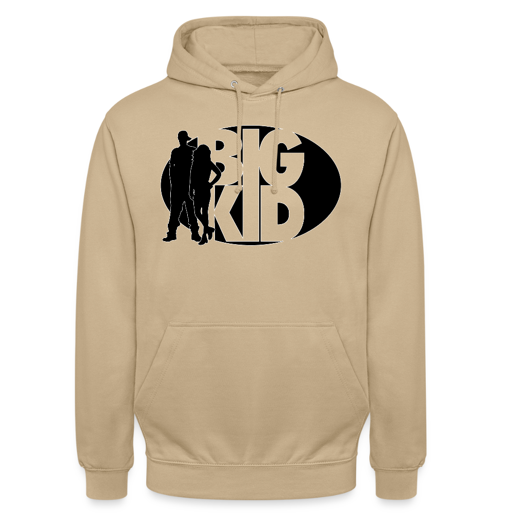 Blacked Out Hoodie - beige