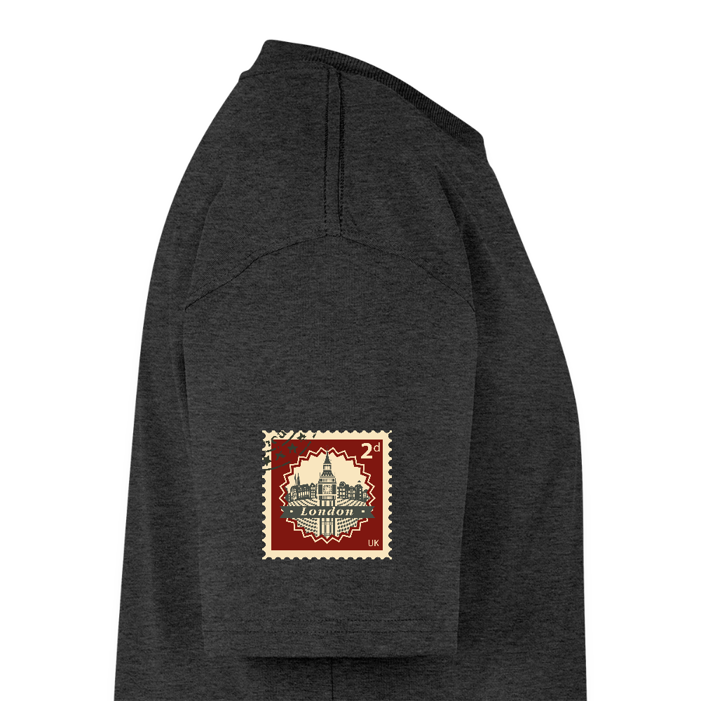 Unisex Oversized Organic T-Shirt - heather anthracite