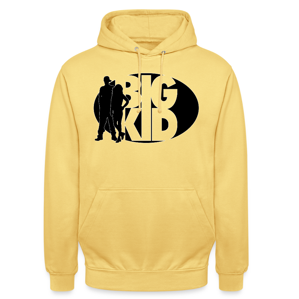 Blacked Out Hoodie - lemon yellow