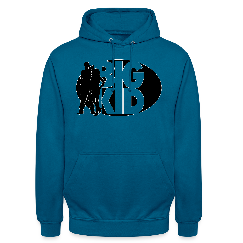 Blacked Out Hoodie - deep sea blue