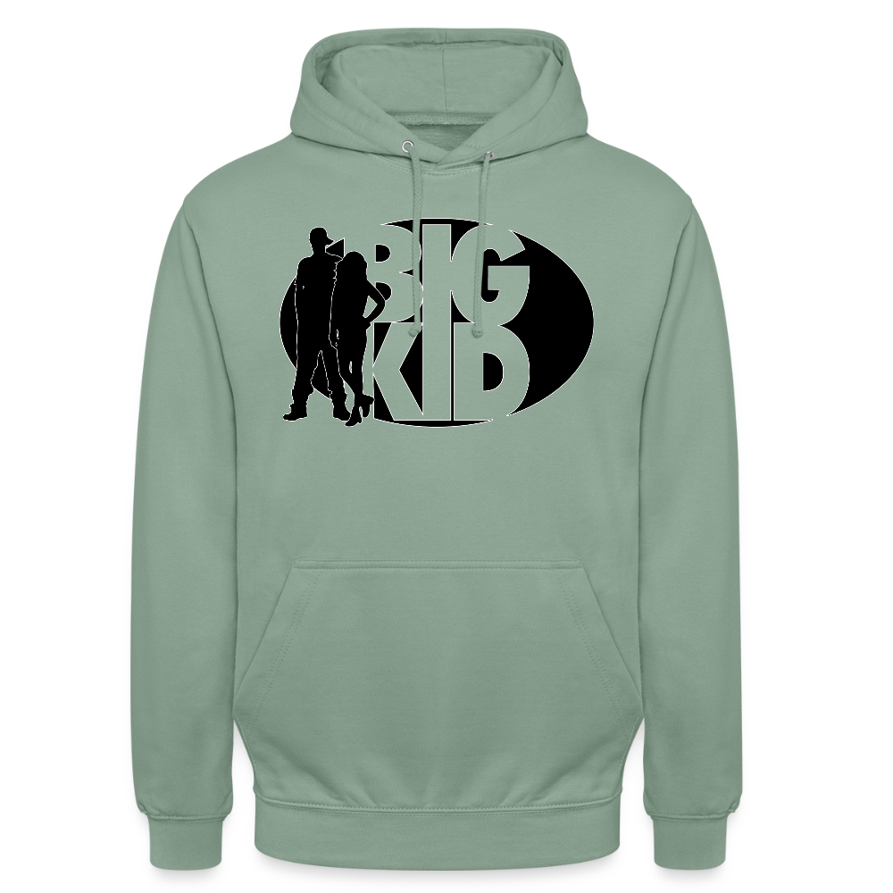 Blacked Out Hoodie - steel green