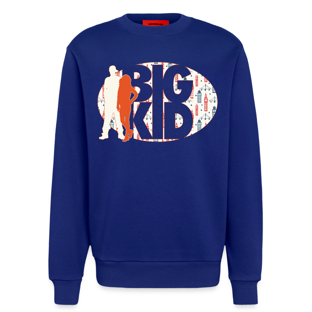Organic Relaxed Crew Neck Made in EU - Iconic Blue