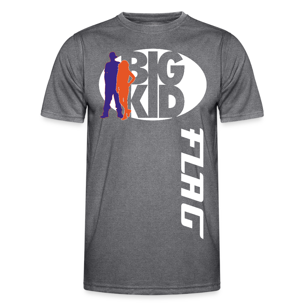 Men's Flag T-Shirt - dark melange