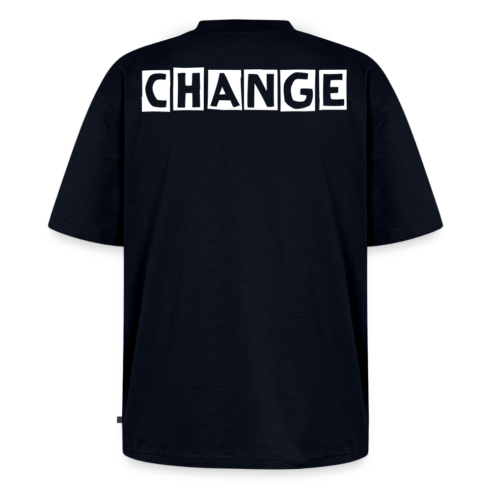 Unisex Oversized Organic T-Shirt - navy