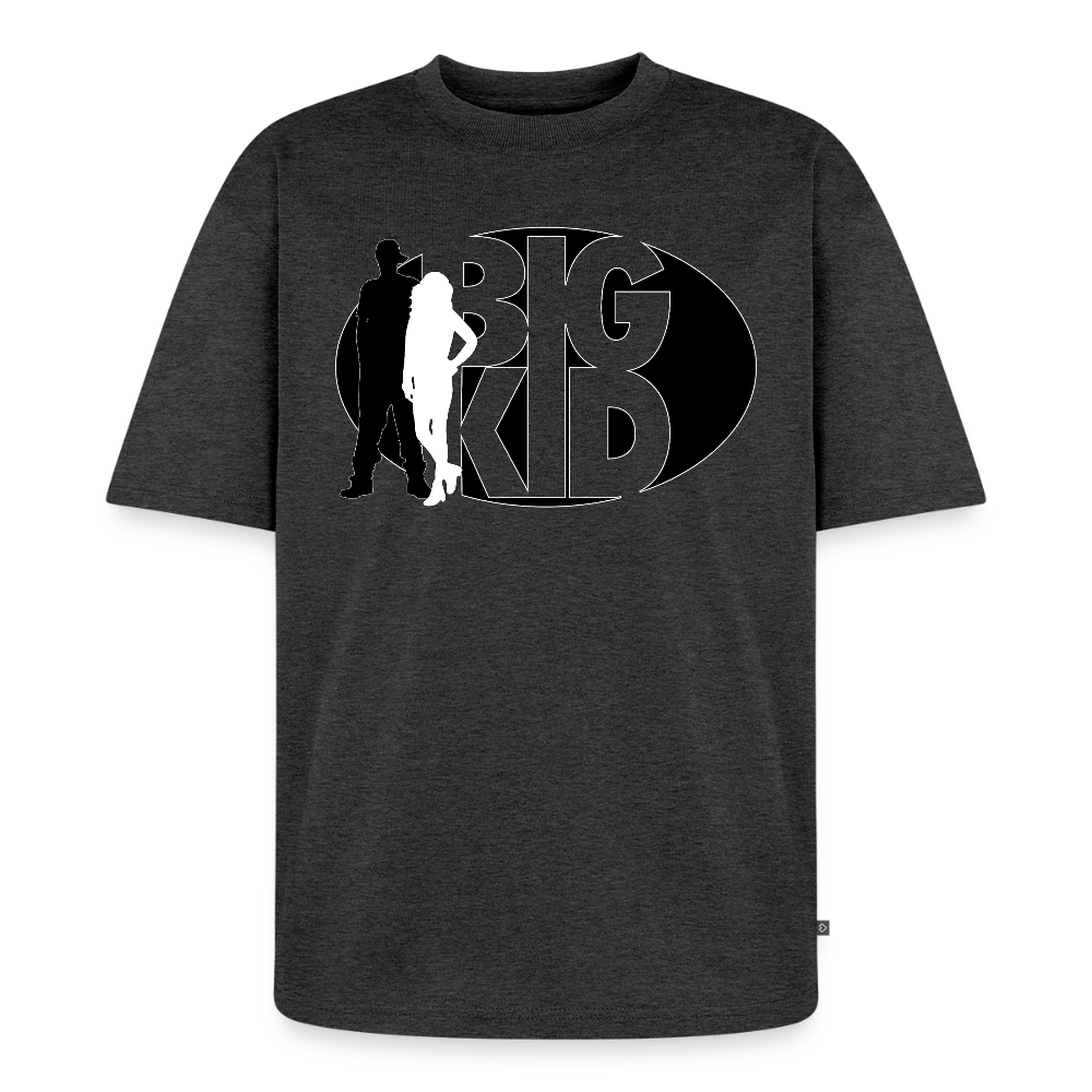 Unisex Oversized Organic T-Shirt - heather anthracite