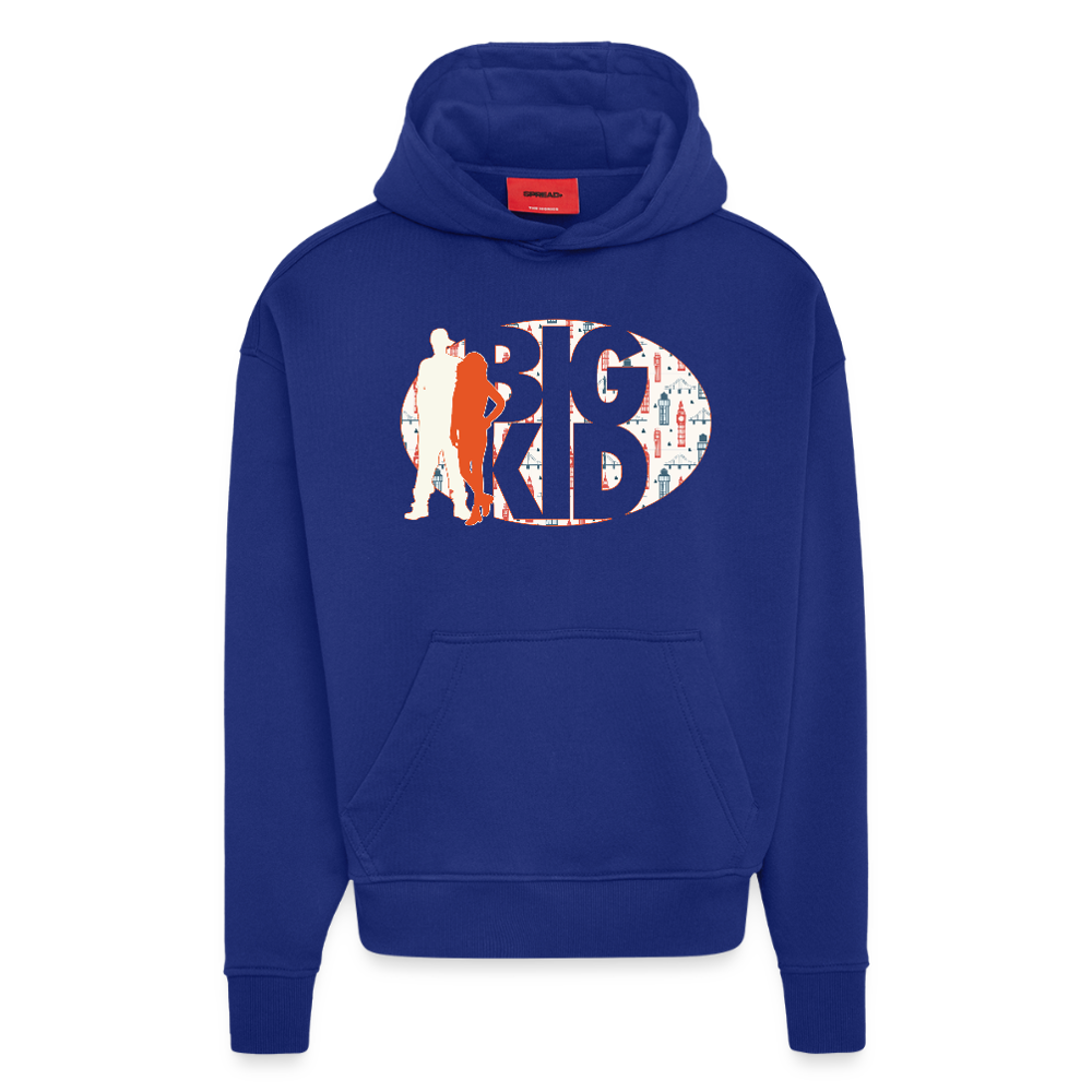 Heavyweight Oversized Organic Hoodie Made in EU - Iconic Blue