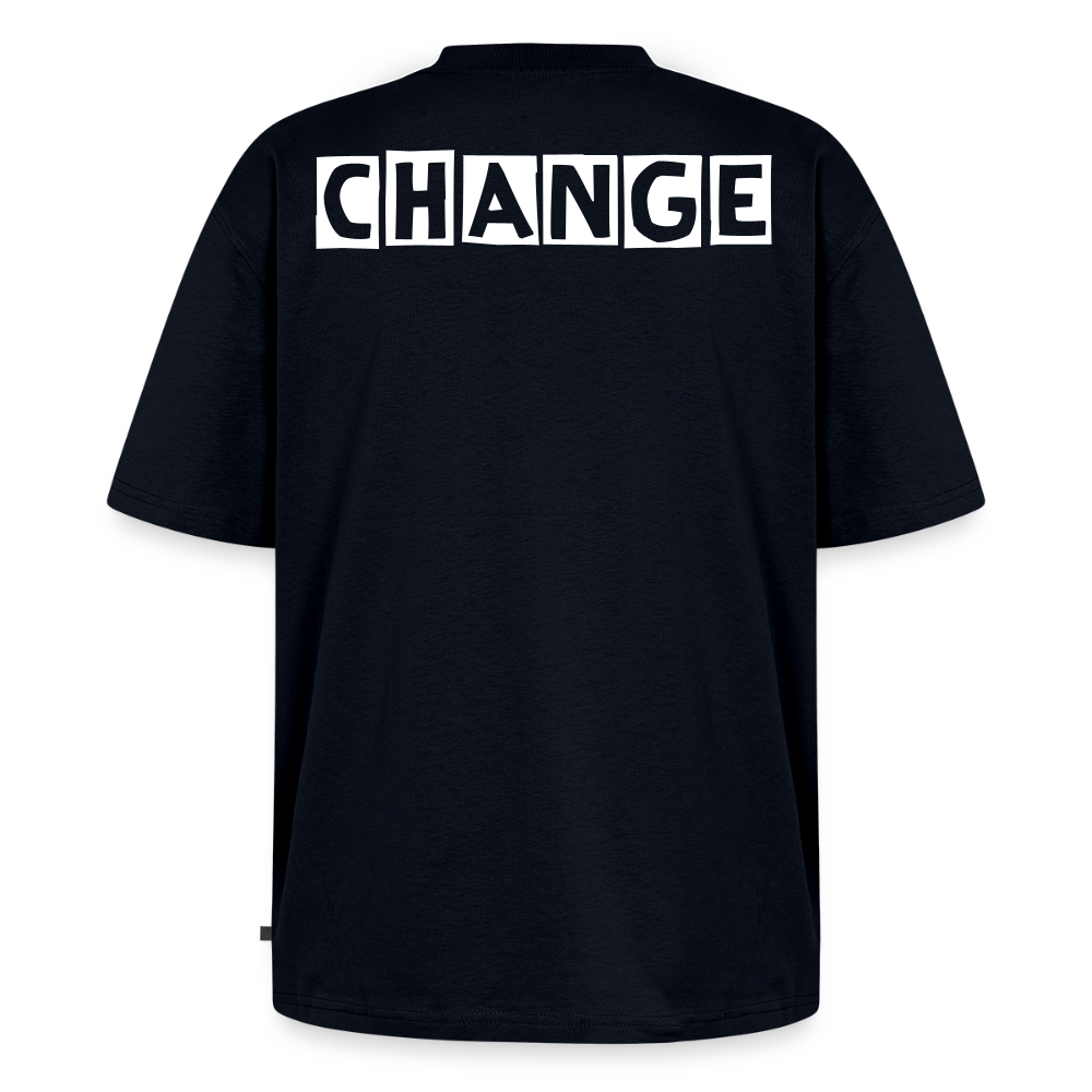 Unisex Oversized Organic T-Shirt - navy