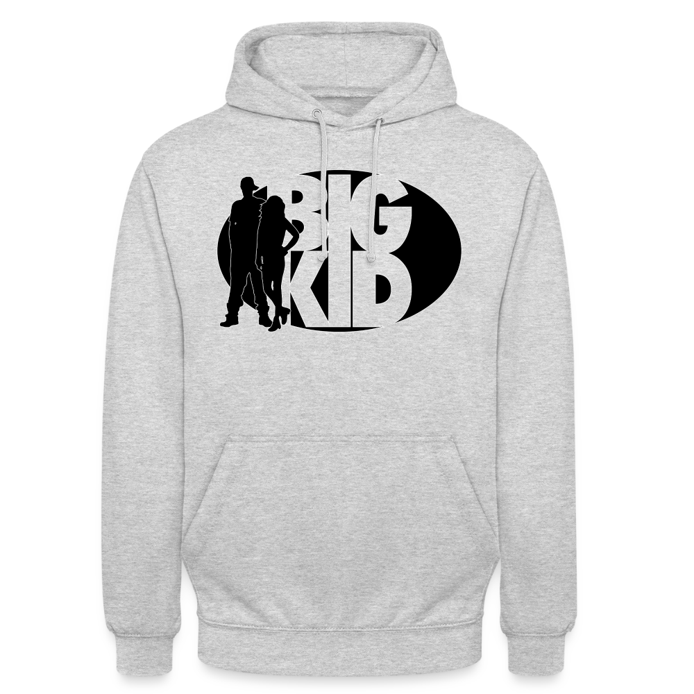 Blacked Out Hoodie - light heather grey