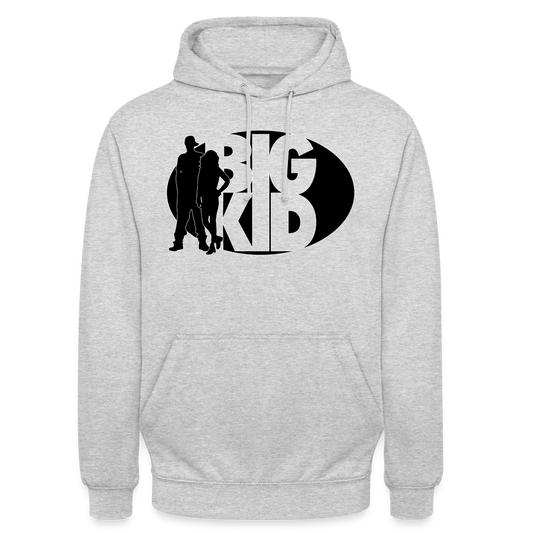 Blacked Out Hoodie - light heather grey